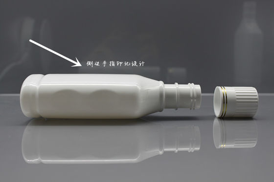 PET Solid 180ML White Plastic Bottle Mouth Wash Bottle