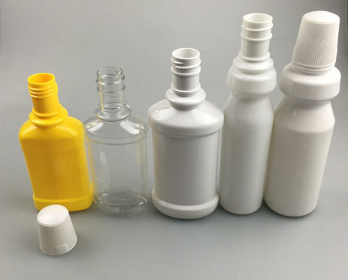Blue 350ml Plastic Mouthwash Bottle HDPE Mouth Rinse Bottle
