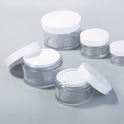 Pot 10G Small Plastic Makeup Containers Mini Transparent Jar