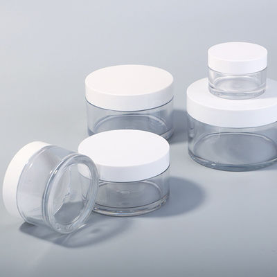 Pot 10G Small Plastic Makeup Containers Mini Transparent Jar