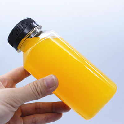 Transparent 250ml Disposable Plastic Drink Bottles Pet Juice Bottles