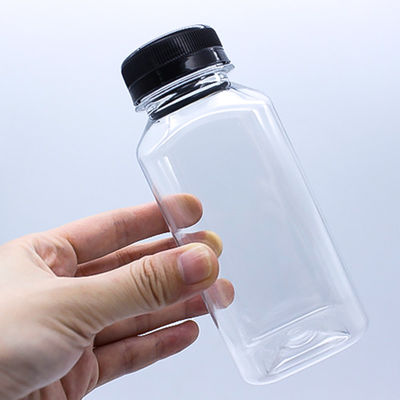 Transparent 250ml Disposable Plastic Drink Bottles Pet Juice Bottles