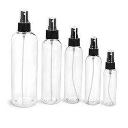 PET Amber 120ml  Plastic Lotion Bottles Fine Mist Spray Bottle