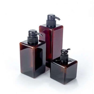 Shampoo PETG Square Bottle Green Red Various Specifications 150ml 350ml