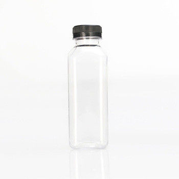HDPE 250ml Beverage Small Plastic Drink Bottles 12oz Transparent Pet Bottles