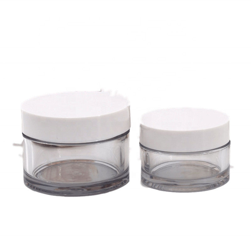 Pot 10G Small Plastic Makeup Containers Mini Transparent Jar