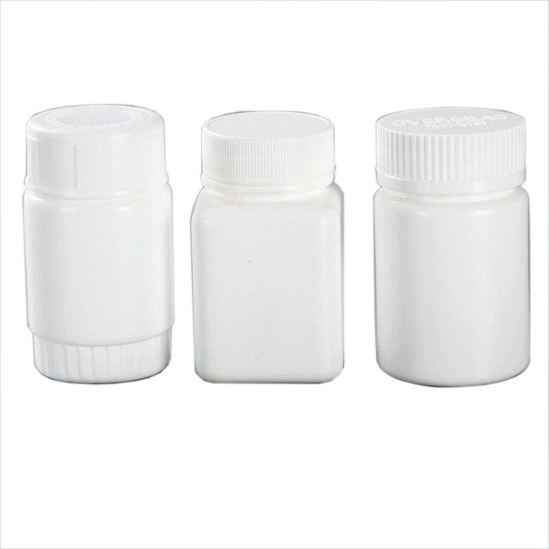 White Pet Bottle Health Care Bottle Medicine Bottle For Calcium Tablets